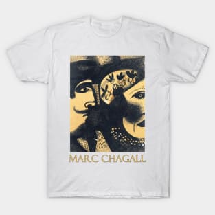 Two Heads (1918) by Marc Chagall T-Shirt